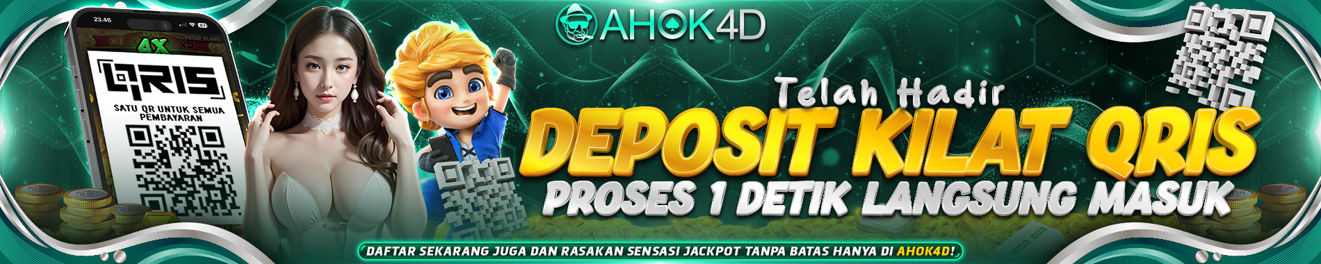 AHOK4D | Platfrom Slot777 Deposit Kilat Qris 1 Detik